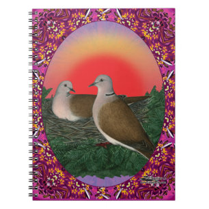 Doves Framed Notebook