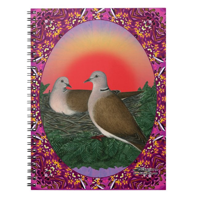 Doves Framed Notebook (Front)