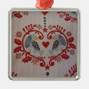 Doves & Hearts -- Pennsylvania Dutch Metal Tree Decoration