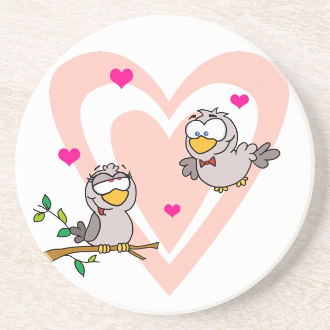 Doves in Love Coaster (Front)