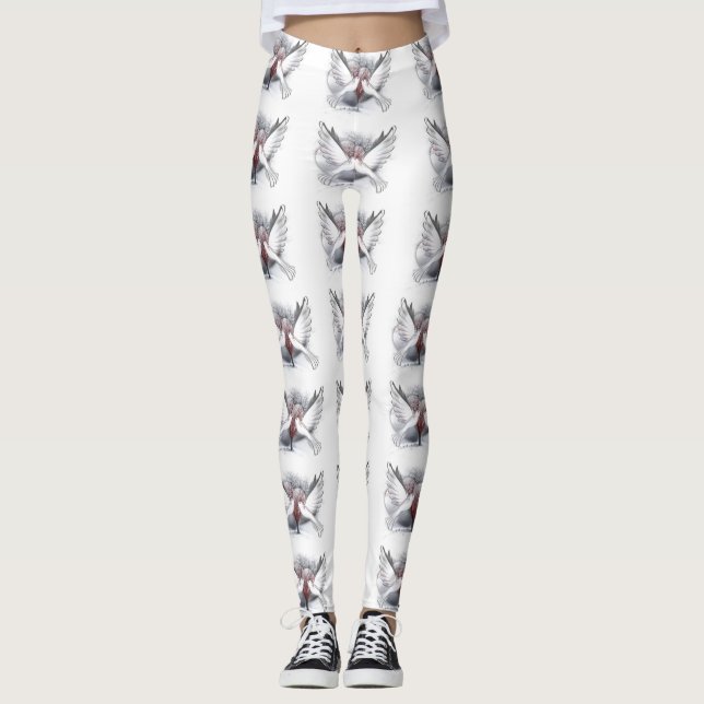 Doves In Love Leggings (Front)