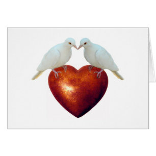 Doves on Heart