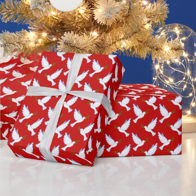 Doves  wrapping paper (Holidays)