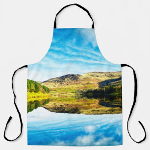 Dovestone Reservoir in winter Apron