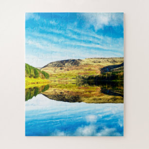 Dovestone Reservoir in winter Jigsaw Puzzle