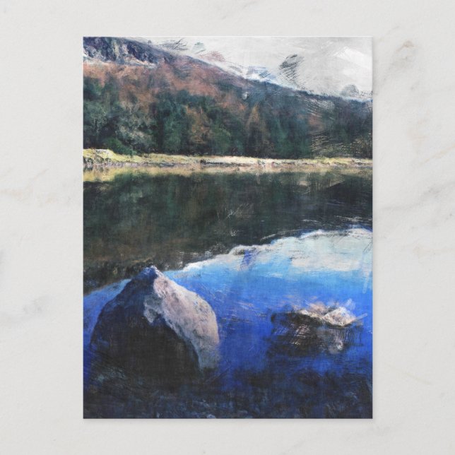 Dovestone Reservoir Postcard (Front)