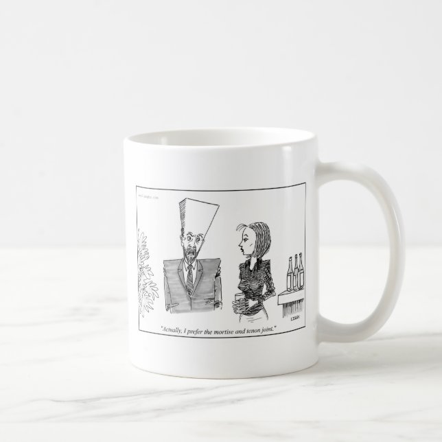 Dovetail Head Cartoon Mug (Right)