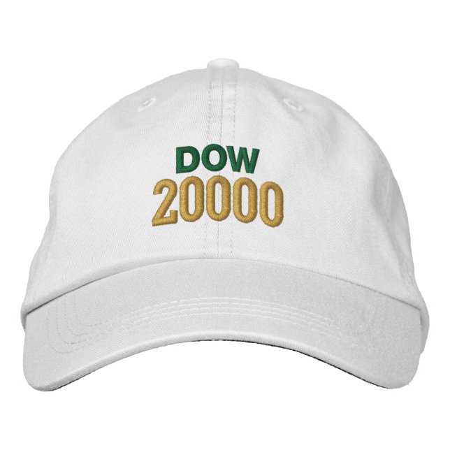 Dow Jones 20000 Hat (Front)