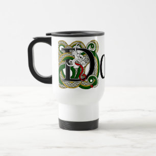 Dowd Celtic Dragon Travel Mug