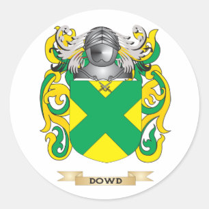 Dowd Coat of Arms Classic Round Sticker
