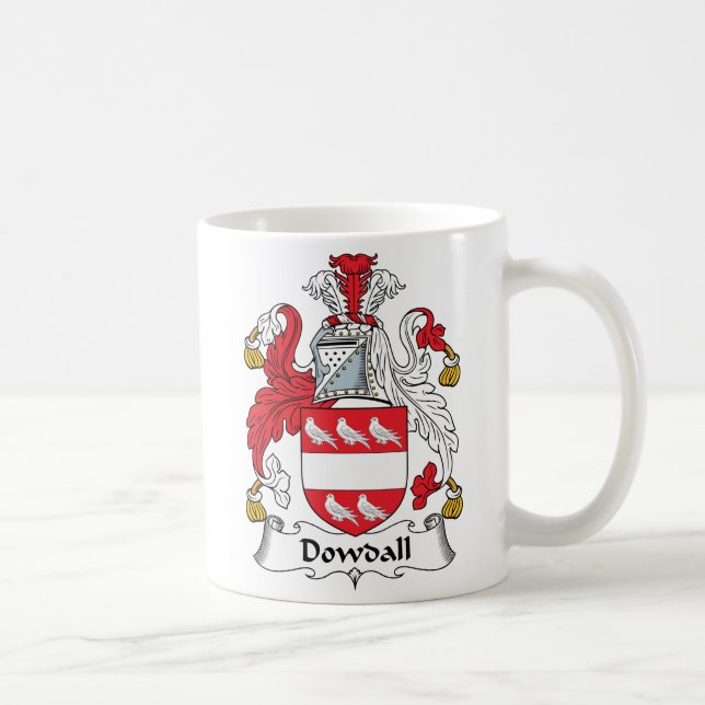 Dowdall Family Crest Coffee Mug (Right)