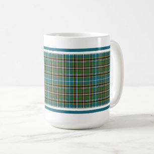Dowling Tartan Pattern Blue Irish Plaid Coffee Mug