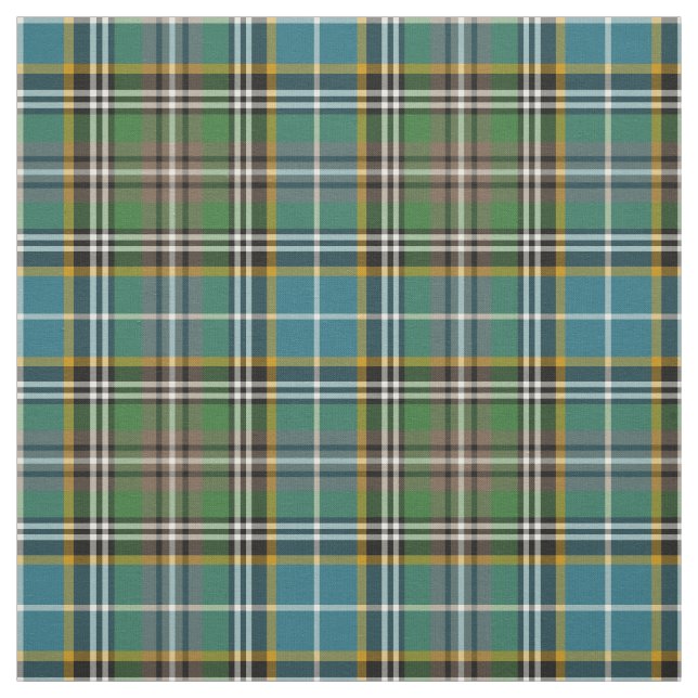 Dowling Tartan Pattern Blue Irish Plaid Fabric (Swatch)