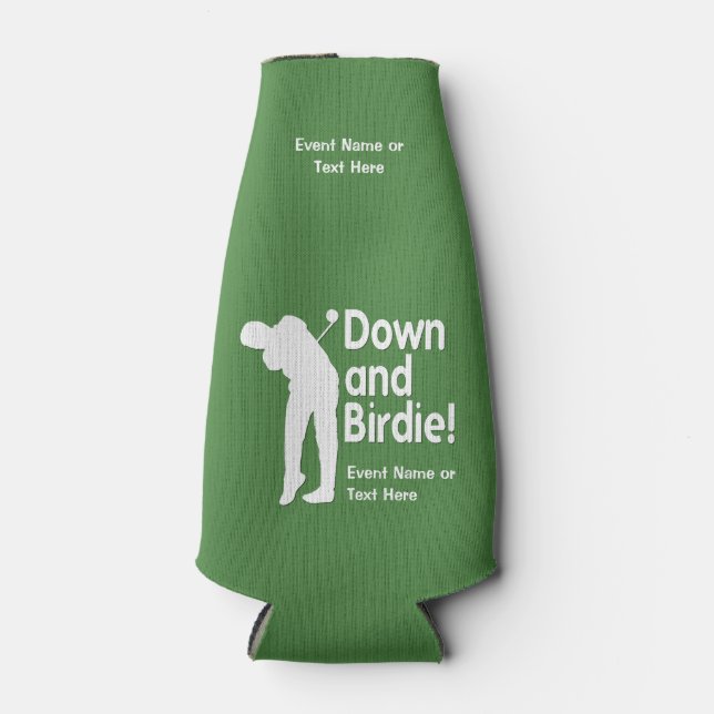 Down and Birdie Bottle Cooler (Front)