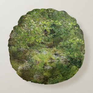 Down at the creek..... round cushion