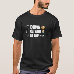 Down Bad Crying at The Gym Funny Womens Mens Bodyb T-Shirt