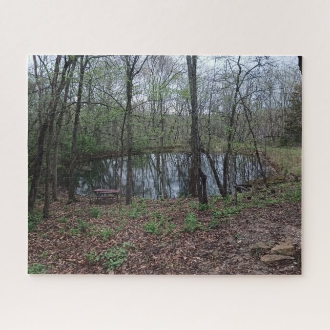 Down By The Pond Jigsaw Puzzle (Horizontal)