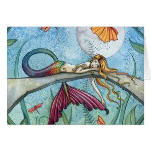 Down by the Pond Mermaid Art
