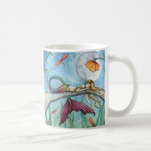 Down by the Pond Mermaid Art Coffee Mug