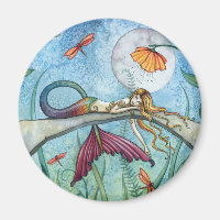Down by the Pond Mermaid Art