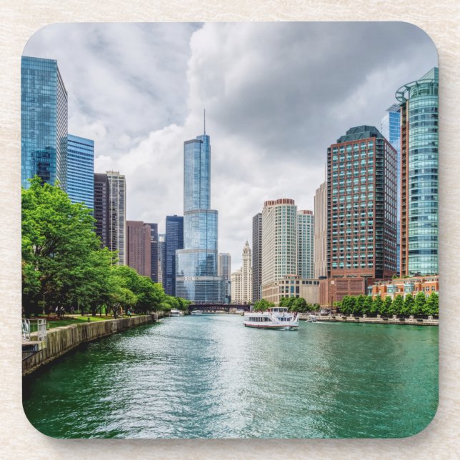 Down Chicago River Coaster (Front)