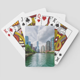 Down Chicago River Playing Cards