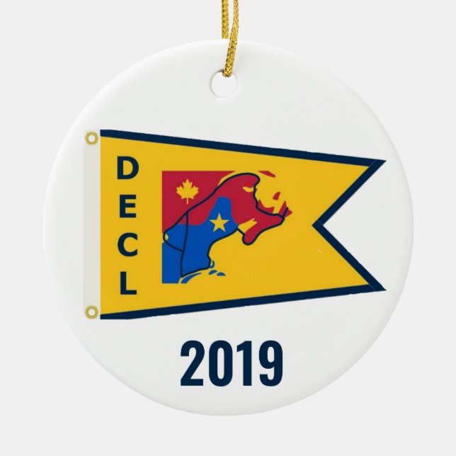 Down East Cruisers Loop (Gold, 2019) Ornament (Front)