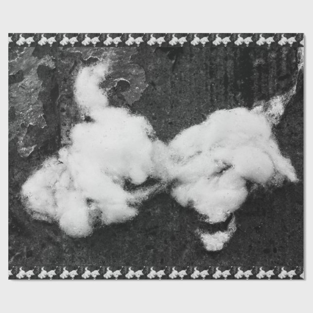 down fluffy wrapping paper (Flat)