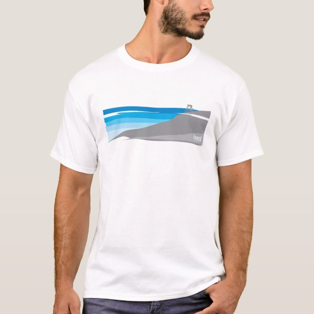 Down Hill Mountain Biking T Shirt (Front)