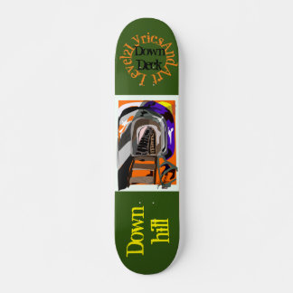 Down hill Train printed Skateboard deck