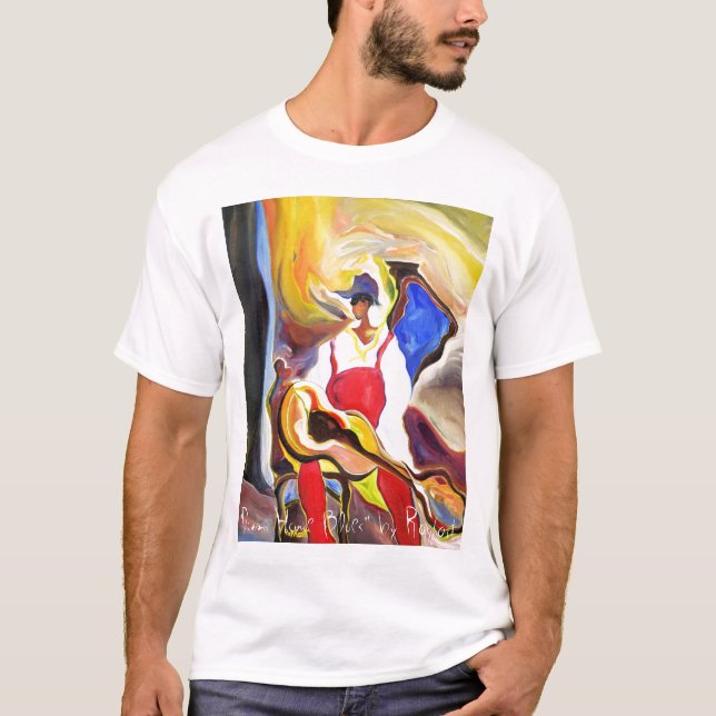 "Down Home Blues" by Rayhart T-Shirt (Front)