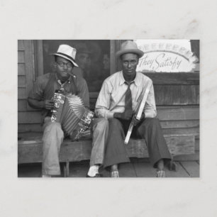 Down Home Music, 1938 Postcard