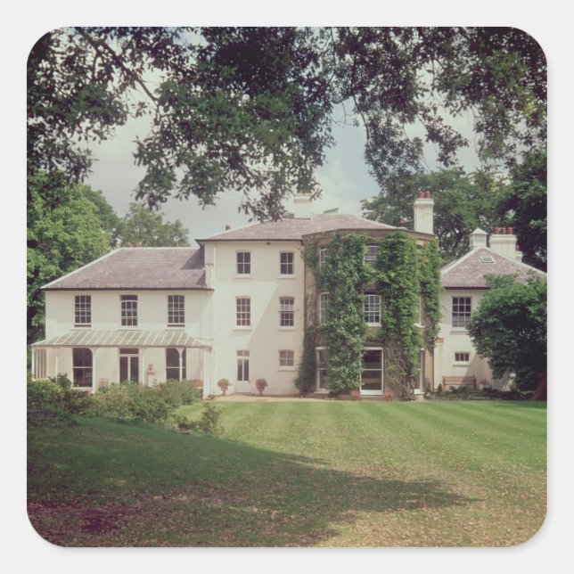 Down House, the home of Charles Darwin Square Sticker (Front)