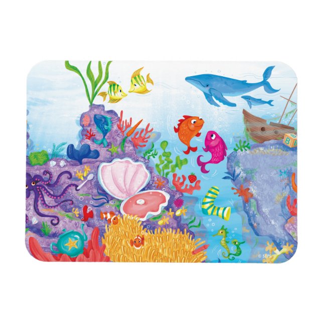 Down In The Ocean Magnet (Horizontal)