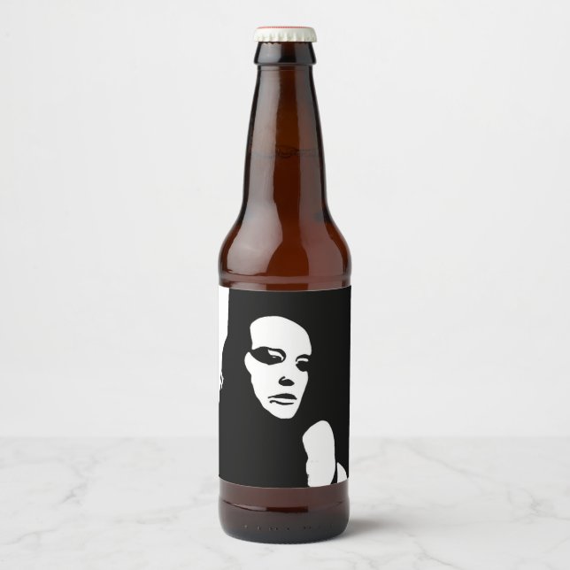 Down Looker Beer Bottle Label (Front)