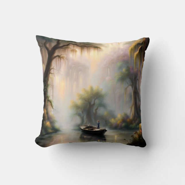 Down on the Bayou Cushion (Front)