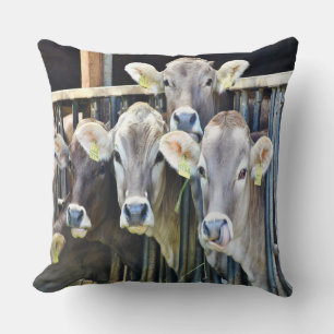 Down On The Farm Cows Cushion