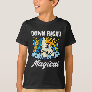 Down Right Magical Unicorn Down Syndrome Awareness T-Shirt
