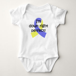 Down Right Perfect, Down Syndrome Awareness Baby Bodysuit