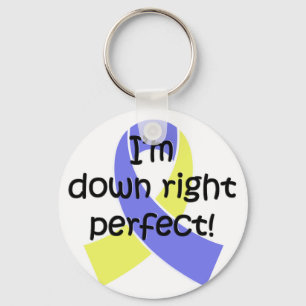 Down Right Perfect, Down Syndrome Awareness Key Ring