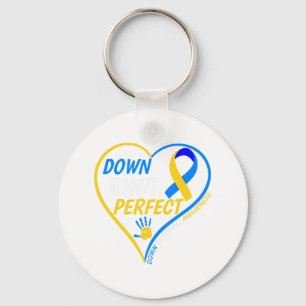 Down Right Perfect - World Down Syndrome Awareness Key Ring