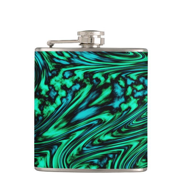 Down Stream  Hip Flask (Front)