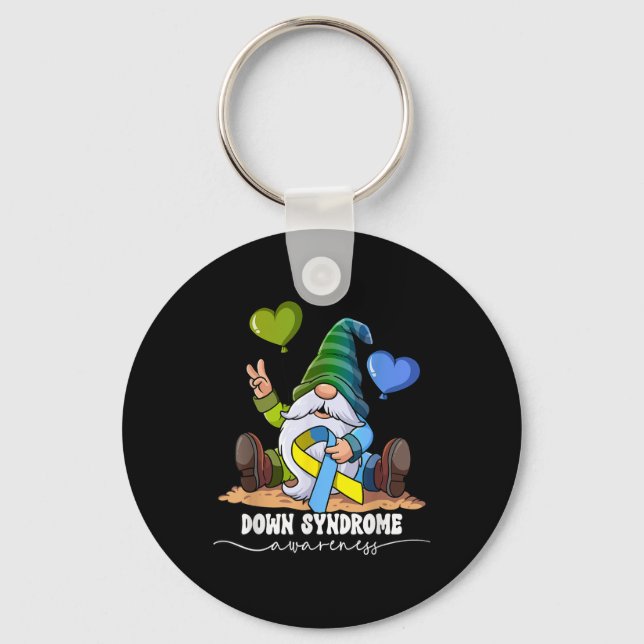 Down Syndrome Awareness _1  Key Ring (Front)