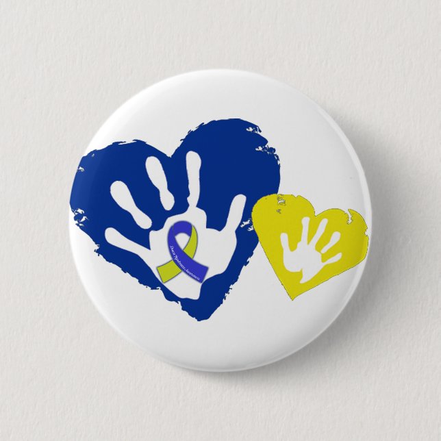 Down Syndrome Awareness 6 Cm Round Badge (Front)