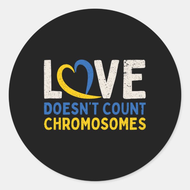 Down Syndrome Awareness Awesome Down Syndrome  Classic Round Sticker (Front)