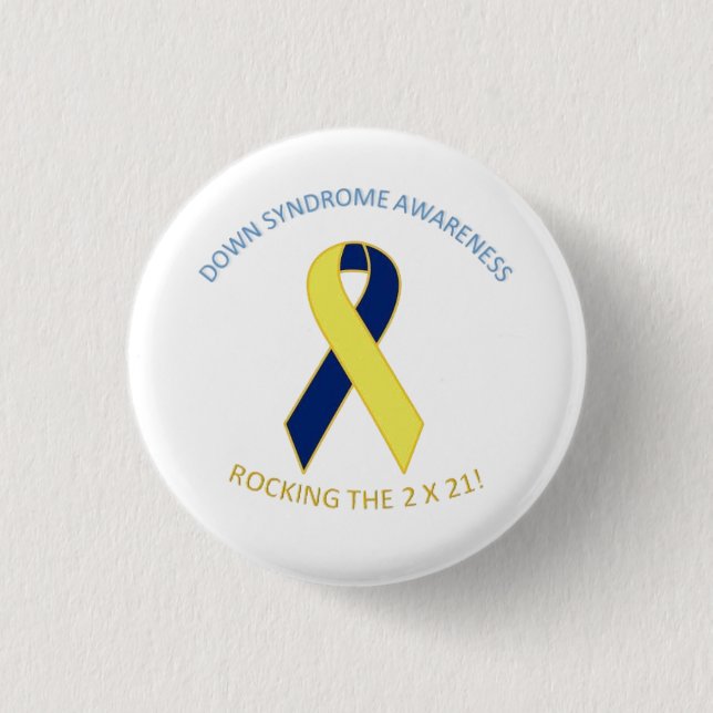 Down Syndrome Awareness Button (Front)
