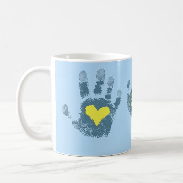 Down syndrome awareness coffee mug (Left)