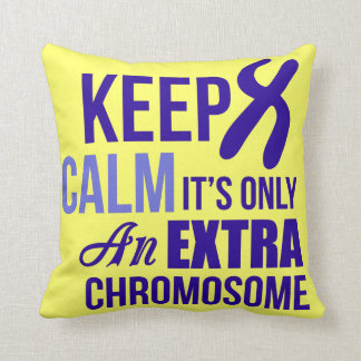 Down syndrome awareness cushion