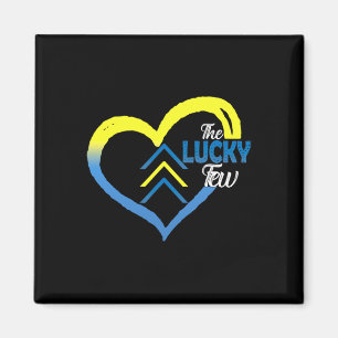 Down Syndrome Awareness Day 3 Arrows Lucky Few Tat Magnet