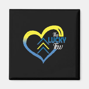 Down Syndrome Awareness Day 3 Arrows Lucky Few Tat Magnet